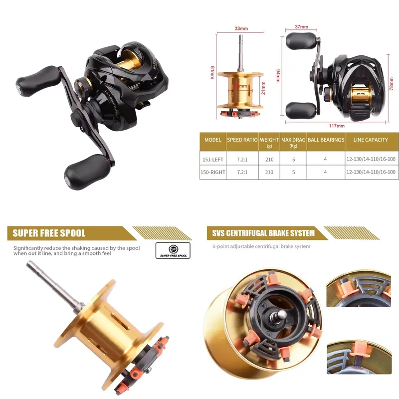 Baitcasting Reel - Bass One Xt 151 150 Angelrolle