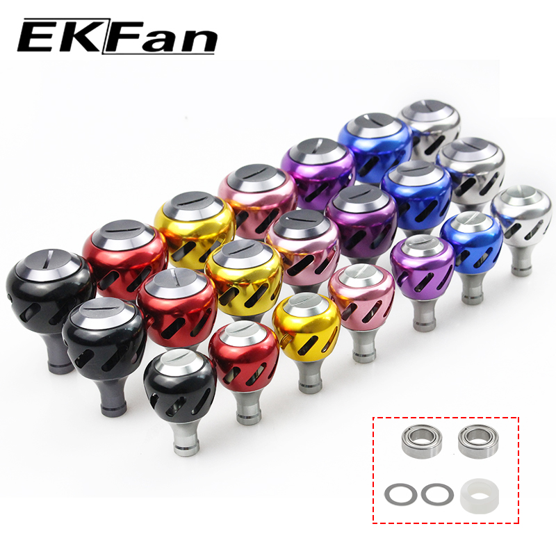 Trolling Reel - EKFan Aluminiumlegierungs-Spinn- und Baitcasting-Angelrollenknopf für DAI/SHI-Serien